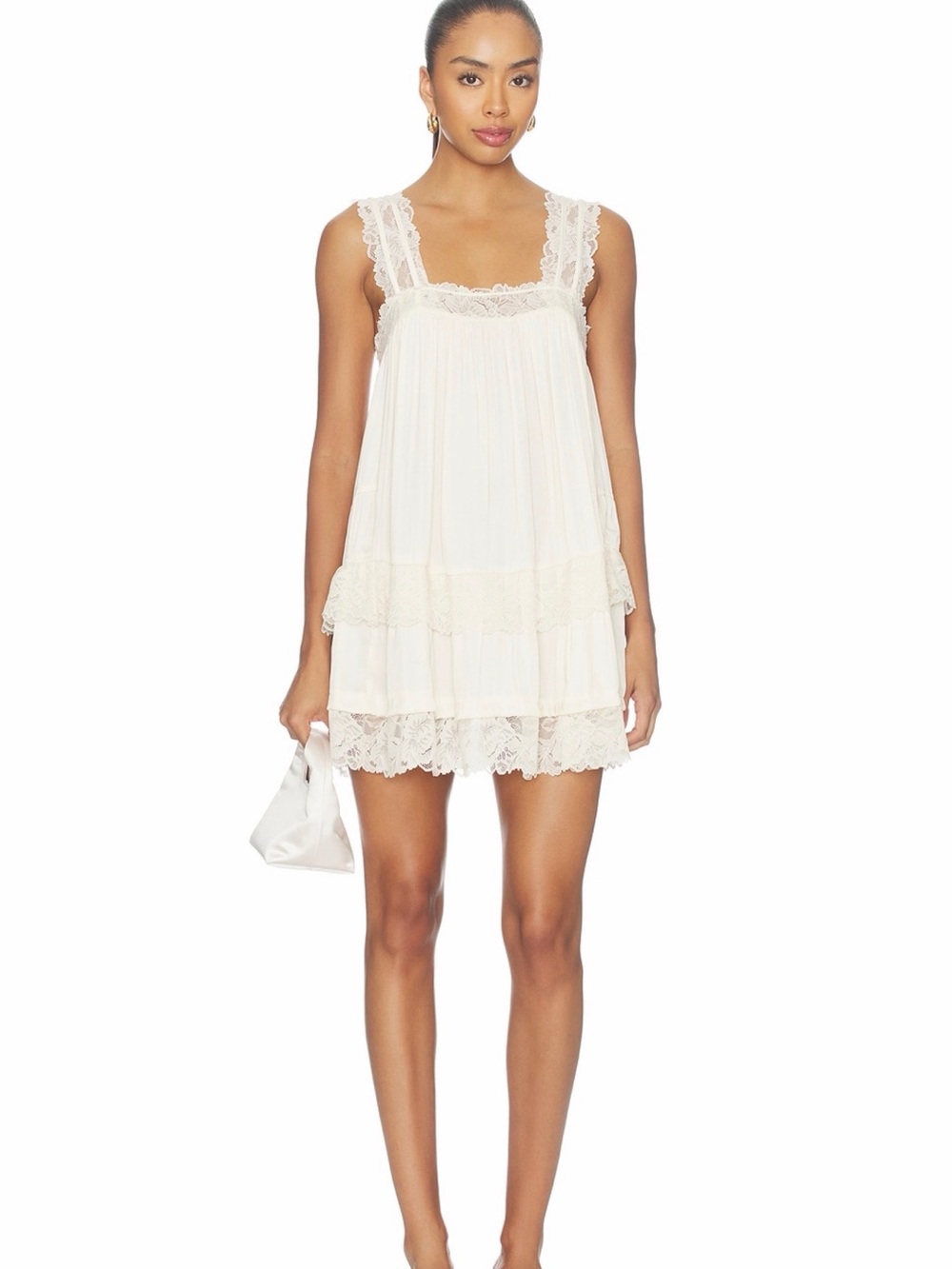 Free People Forever Yours Dress in Toasted Eggnog